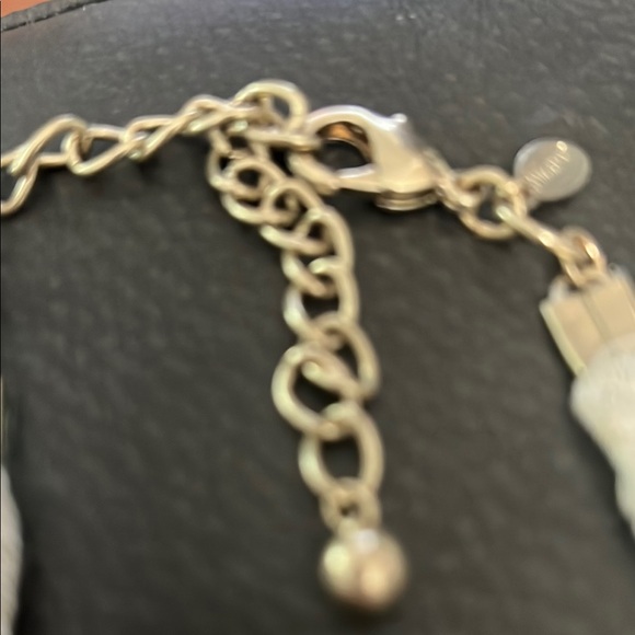 Chico's Gold and Cream Statement Necklace - Picture 6 of 7